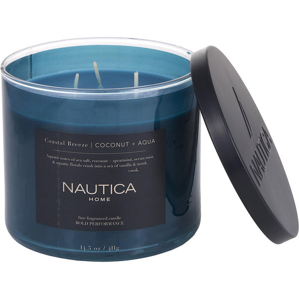 NAUTICA COASTAL BREEZE by Nautica (UNISEX) - SCENTED CANDLE 14.5 OZ